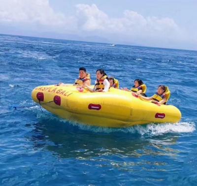 China Aqua Amusement Park Sports Recreational Imported Inflatable Plastic Boats Jet Ski Flying Towable Tube for sale