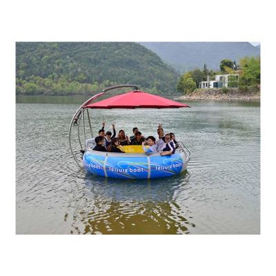 China LLDPE factory wholesale electric barbecue boat BBQ donut boat for sale for sale