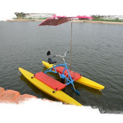 China Water Entertainment Double Person Water Play Equipment Inflatable Tubes Water Pedal Bike Bicycle For Water Park for sale