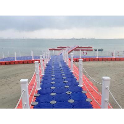 China UV resistance plastic pontoon, floating dock, water floating platform for sale