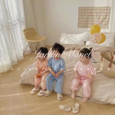 China Wholesale High Quality Breathable Kids Clothes Spring And Summer Girls 2 Pcs Set Animal Pattern Designer Kids Sleeping Clothing For Boys for sale