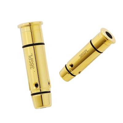 China .38 SPL Tactical Dot Laser Training Bullet Dry Brass Red Fire Laser Trainer Cartridge for sale