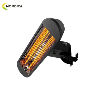 China With Dimmable Radio Remote Control For Outdoor Wall Mount Electric On/Off Infrared Carbon Patio Heater for sale