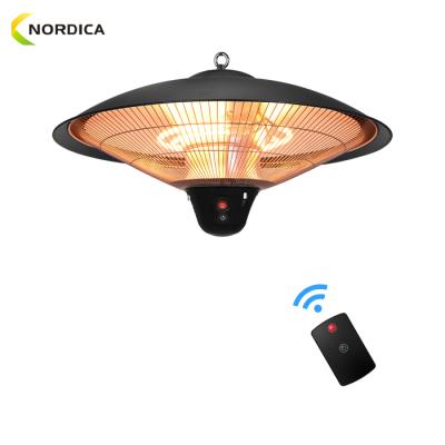 China Electric Aluminum Hanging Patio Camping Remote Control Far Infrared Stocked Heater Garden Wall Ceiling Heaters for sale