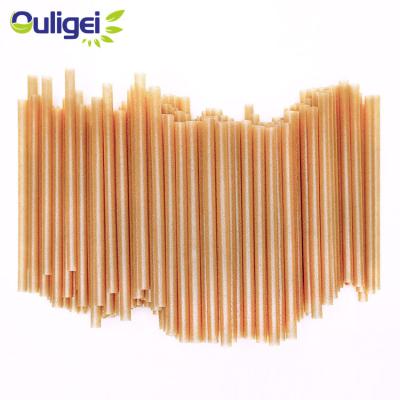 China Disposable Eco Friendly Eco Friendly Compostable Disposable Biodegradable Bagasse Drinking Straw for sale