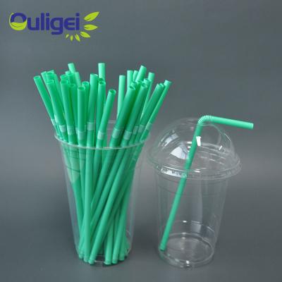 China STAIGHT Customized Travel Juice Cocktail Organic Eco Friendly Compostable Biodegradable disposable Drinking Straw for sale