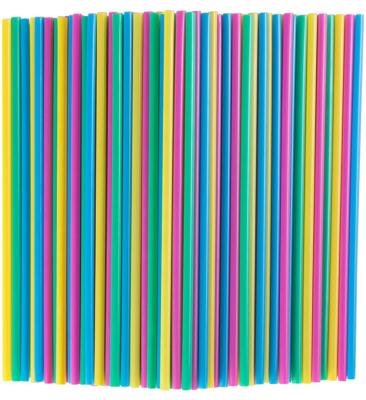 China Fashionable Color compostable straw,8.3 inches (about 21.9 cm) long straw, environmentally friendly plant type PLA disposable straw for sale