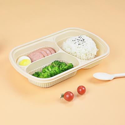 China Microwavable eco friendly healthy  meal take away out bento lunch boxes food containers for sale