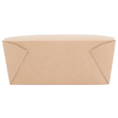 China Disposable Eco-friendly Biodegradable Paper Take Out Containers, Kraft Lunch Meal Food Boxes, Disposable Storage to Go Packaging Microwave Safe Leak Grease Resistant for sale