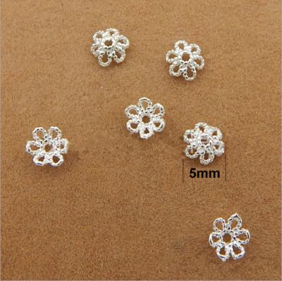 China Spacer Bead S925 Sterling Silver Hollow Receptacle Spacers Bead for Jewelry Bracelet Accessories for sale