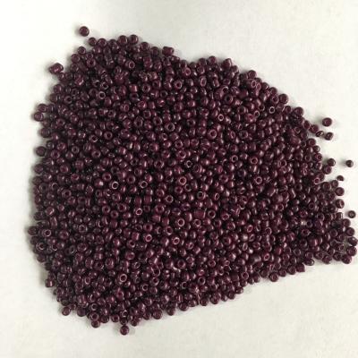 China Noble Solid Color Crystal 2mm 3mm 4mm Dark Purple Seed Glass Beads For Jewelry Making for sale