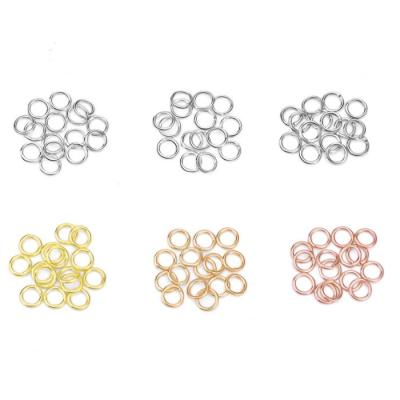 China Sterling Silver Jump Rings Open O Rings 925 Metal Necklace Rings For Jewelry Making for sale