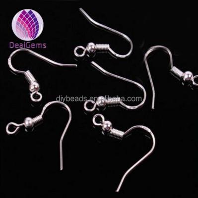 China DIY Jewelry Accessory 925 Earring Hook Solid Silver Earring Findings for sale