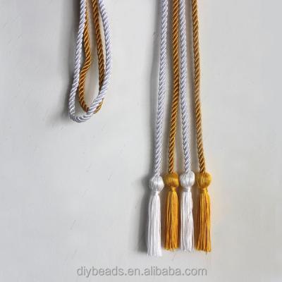 China Wholesale Mobile Phone Curtain Tassel with Braided Rope Decoration Tassel with Honor Ropes for sale