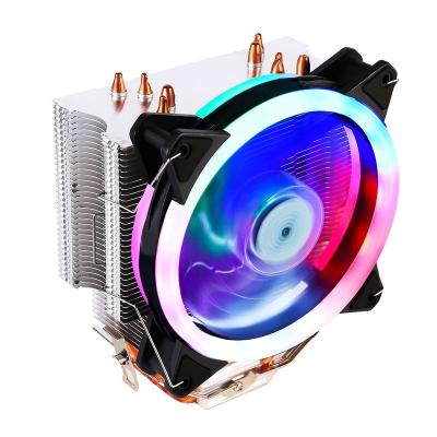 China Computer Case Four Copper Pipe Radiator CPU Cooler Cooling Fan For Intel LGA 1366/1155/1156 Core i3/i5/i7 for sale