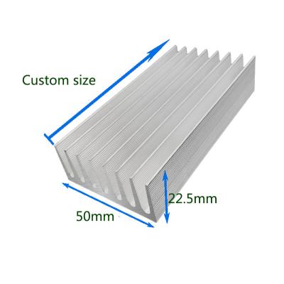 China Custom Aluminum Radiator ODM Factory Supply High Performance Low Power Anodic Oxidation Black LED Aluminum Heatsink for sale