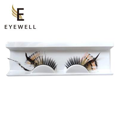 China Wholesale Factory Price Natural Soft Feather Eyelashes Custom Eyelashes For Makeup for sale