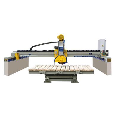 China Stone Industry Bridge Cutting Machine Granite Marble Slab Cutter Automatic Tilting Table Saw 45 Miter Chamfer for sale