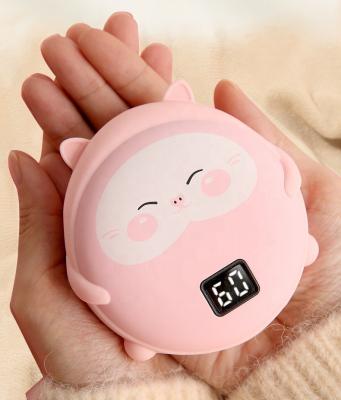 China Cute Hand Warmer Winter Warmed Usb Rechargeable Battery Operated Electric Power Bank Hand Warmer for sale