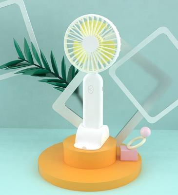 China Desktop Telescopic Fan Rechargeable Mini Portable Hand Folding Detachable Low Interior Ministry Usb Fan for sale