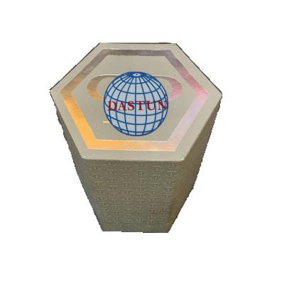 China Recycled Materials Premium Odd-shaped Hexagon boxes  luxury cosmetic gift box for sale