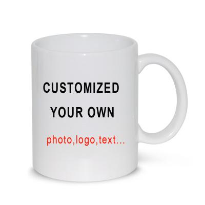 China LIQU Personalized Viable DIY Photo Coffee Mug C Handle Milk Ceramic Tea Cups With Image LOGO Text Printing Custom Keepsake Gift for sale