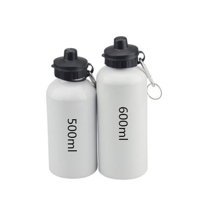 China Sustainable Empty Sublimation Aluminum Water Bottle With Cap Lid Outdoor Sports Cycling Sports Bottle for sale