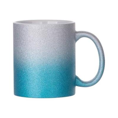 China High Quality Viable 11oz Glitter Sublimation Coffee Mug Heat Press With Coated Empty Colored Glitter Ceramic Mug for sale