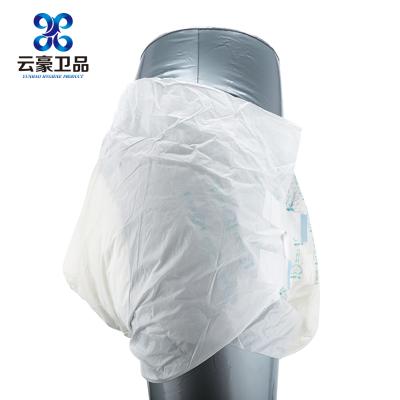 China OEM Manufactor Plain Weave Disposable Adult Diapers Glue Size Adjustable Waterproof for sale