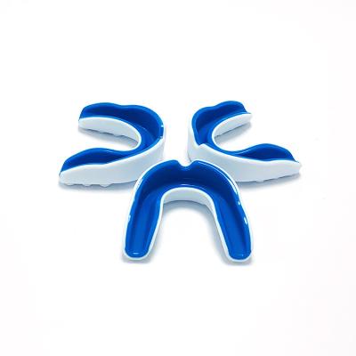 China Wholesale Good Quality Boxing Custom Printed Custom EVA Muttahida Majlis-e-Amal Mouth Piece Hockey Mouth Guard Sports Boxing Rugby Mouthguard for sale