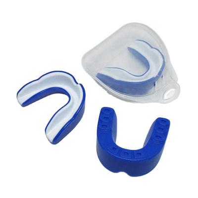 China EVA Teeth Protector Kids Adults Muttahida Majlis-e-Amal Mouth Guard Body Sports Basketball Rugby Boxing Karate Training Boxing Brace Pad for sale