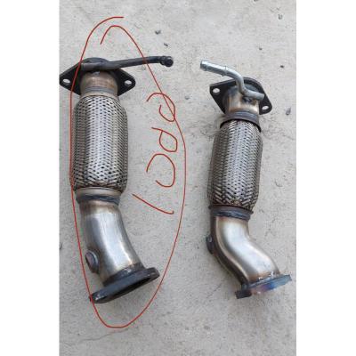 China Auto Stainless Steel Systems Car Flex Bellows Interlock Exhaust Muffler Common Pipe 025 Small Muffler Flexible Engine for sale