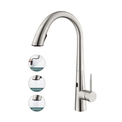 China Sense Faucets 304 Stainless Steel Faucet Basin Kitchen Faucets Selling Sprayer 360 Degree Rotary One Triangle for sale