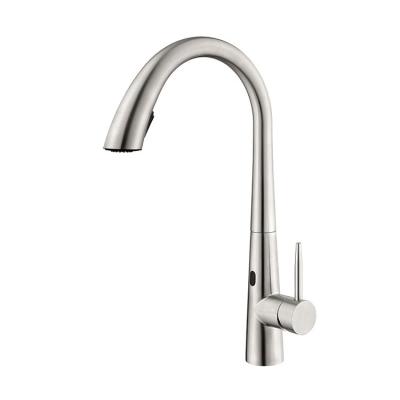 China Sense Faucets Pull Down Kitchen Sink Faucet Sink Faucets With 360 Adjustable Flexible Spout for sale