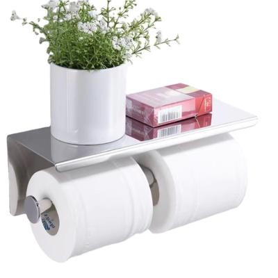 China Modern Metal With Kitchen Bathroom One Hand Roll Toilet Paper Holder Wall Mount Utensil Cart Stainless Steel Modern Paper Towel Holder for sale