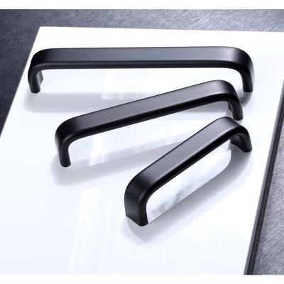 China Modern Drawer Knobs and Long Handles Furniture Hardware Wholesale Furniture Fittings Aluminum Cabinet Pulls for sale