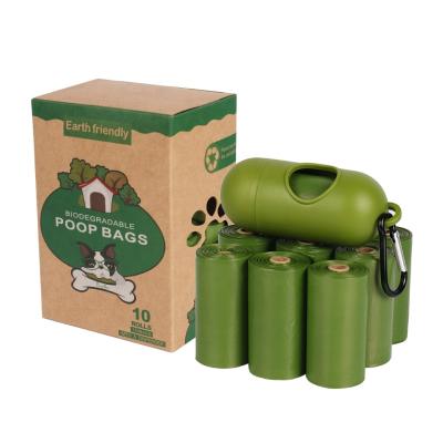 China Viable Wholesale Dog and Cat Poop Bags Pet Waste Bags Biodegradable Cornstarch for sale