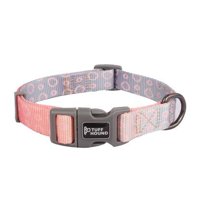 China Custom Adjustable Reflective Dog Collar Mesh Padded Washable Nylon Collar Comfortable Soft Breathable for Small/Medium/Large Dogs for sale