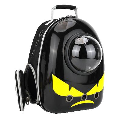 China Viable side opening pet in backpack. The space backpack. The front transparent and cute capsule pet bag for sale