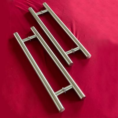 China Modern Sliding Shower Door Handle Bars Modern Accessories Stainless Steel H Shape Glass Door And Window Handles Customized Graphic Design for sale