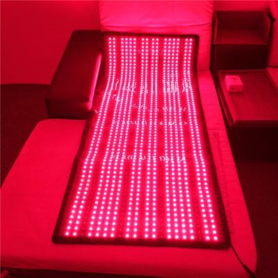 China Full Body Red Light Therapy Slimming Belt 36W Black Belt Full Body Infrared Red Light Therapy 850nm 635nm 660nm External 166X70cm Red Light Therapy Mat for sale