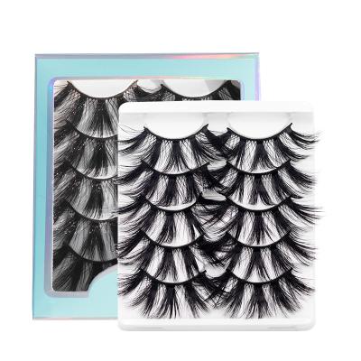 China 25-30 Custom Brand 25mm Mink Eyelashes Handmade Wholesale Set 3d Mink False Eye Lashes Own Eyelash Packaging New Design Periods for sale