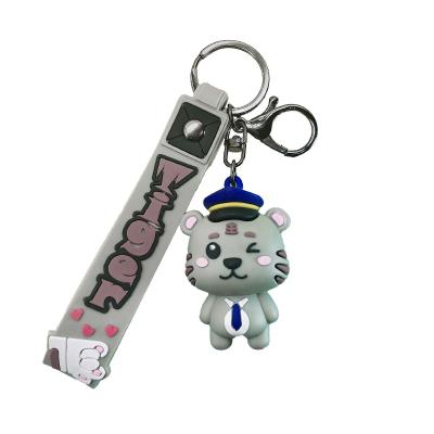 China Promotion Rady Gift To Sia Lilangda Cute Cartoon Tiger Kuromi Melody SanrioKeychain Kawaii Pendant Key Chain for sale