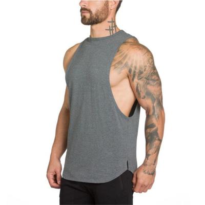 China Anti-Wrinkle Mens Sport Wear Workout Clothes Activewear Custom Mens Gym Tops Fitness Tank Vests for sale