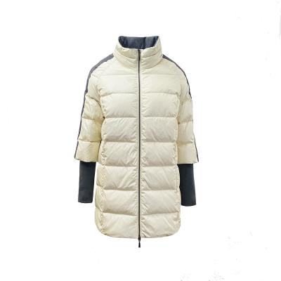 China Waterproof 2023 Autumn Winter New Arrival  Puffer Down Jacket Women Water repellent OEM GRS RDS  optional outdoor for sale