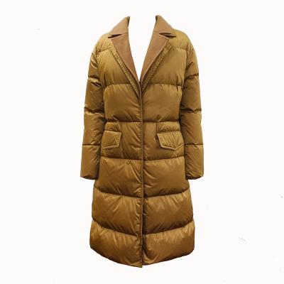 China Waterproof 2023 Autumn Winter very popular  woolen Puffer Down Jacket Women  Water repellent warm coats OEM ODM  Outdoor GRS optional for sale