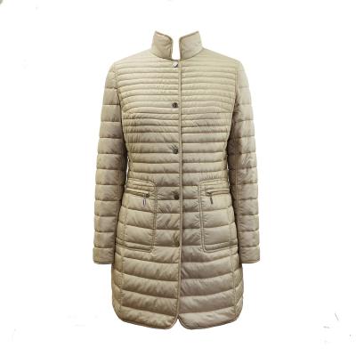 China Waterproof 2023 Autumn Winter sandwich quilted padded Jacket  Water repellent  OEM reversible coats  GRS optional Outdoor for sale