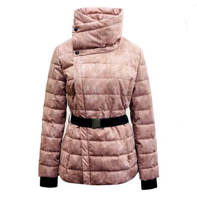 China Waterproof 2023 new  women Autumn and winter  fog print  fake down  padded quilted casual  jacket Outdoor water repellent custom logo for sale