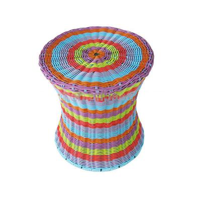 China Factory price rattan bar stools S.D six wicker outdoor handmade multi colored rattan wicker outdoor bar stools for sale