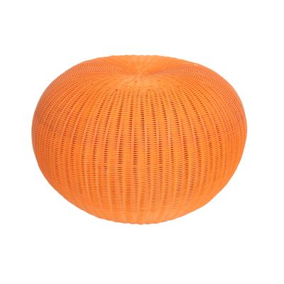 China Pastoral and Vintage Style Organic Pumpkin Shape Durable Wear-Resistance Bamboo Bar Stool for sale